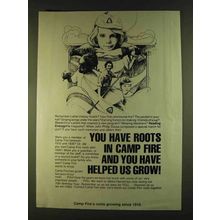 1980 Camp Fire Ad - You Have Roots In