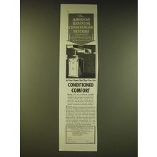 1936 American Radiator Conditioning Systems Ad