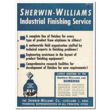 Sherwin-Williams Company 1945 vintage paint catalog industrial finish