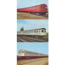 1920 1960 1970 London Underground Tube Train Stock 3x Postcard s