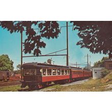 Strasburg Railroad Route 741 Penna Train Postcard