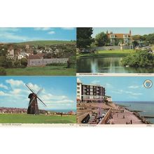 Rottingdean Pond Promenade Mill Aerial 4x Sussex Postcard s