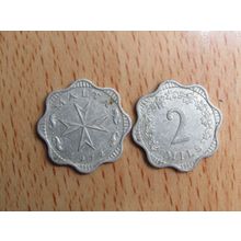 Malta 1972 2 Mils Coin