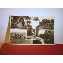 multiview, HYTHE, HAMPSHIRE. unused vintage postcard. RP =
