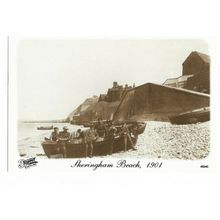 Sheringham, Beach, c1901, Norfolk, Postcard.