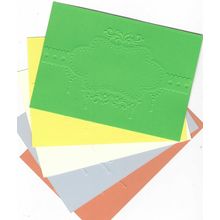 A6 Embossed Paper. 10 Sheets. Frame. Cardmaking Scrapbooking Crafts