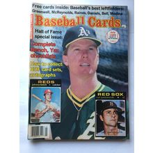 July 1989 Baseball Cards Magazine - Mark McGwire Cover + 6 Uncut Insert Cards