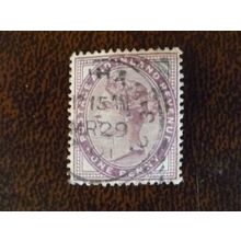 1881 GB Queen Victoria SG172 1d lilac fine used stamp date March 29 1901