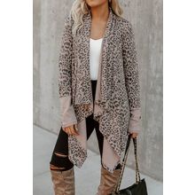 Leopard Leopard Open Front Cardigan