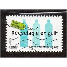 FRA 2008 (55c) 'SUSTAINABILITY -PLASTIC BOTTLES ' FINE USED (EBID20809)