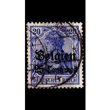 GERMANY REICH Besetzung [Belgien] MiNr 0004 I a ( O/used )