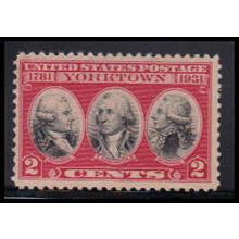 703 2c Yorktown Just Clears MNH O4884