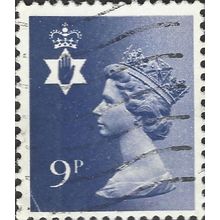 NORTHERN IRELAND, QE II, Machin, violet 1978, 9p, #3