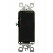 Leviton 5603-2E 15 Amp, 120/277 Volt, Decora Rocker 3-Way AC Quiet Switch, Resid