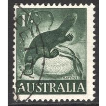 AUSTRALIA 1959/62: AUSTRALIAN ANIMAL DEFINITIVES - 1/- PLATYPUS USED (G7)