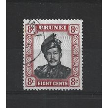 Brunei.SG105 8c Sultan Omar Ali Saifuddin.Fine Used.Aug25v