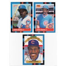 Three 1988 Donruss Andre Dawson baseball cards 9, 269, BC-10 – NM - Cubs