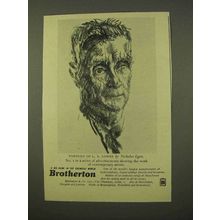 1954 Brotherton Chemicals Ad, LS Lowry by Nicholas Egon