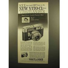 1960 Voigtlander Vito-CL Camera Ad - See How Much