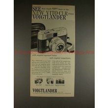 1960 Voigtlander VITO-CLR Camera Ad - See How Much!!