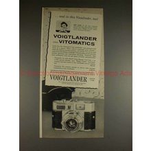 1960 Voigtlander Vitomatic Ia and IIa Camera Ad, NICE!