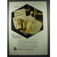 1965 UOP Universal Oil Products Company Ad - Prescriptions for New Chemicals