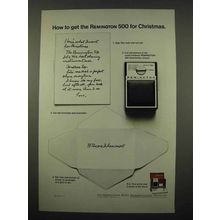 1966 Remington 500 Selektronic Shaver Ad