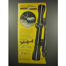 1966 Weaver K4 Scope Ad - Outstanding Brilliant Optics