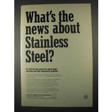 1967 Jones & Laughlin Steel Ad - What's the News?