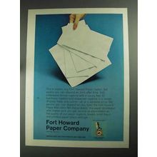 1968 Ford Howard Paper Napkin Ad - Pick a Napkin
