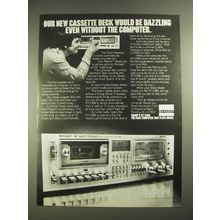 1978 Sharp RT-3388 Cassette Deck Ad - Would Be Dazzling Even Without