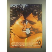 1985 Coppertone Lite Lotion and Oil Ad
