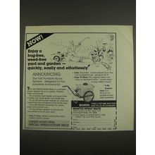 1985 Mantis Spray Mate Ad - Enjoy a bug-free, weed-free yard and garden