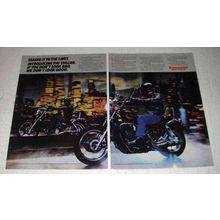 1985 Kawasaki Vulcan Motorcycle Ad - Taking To Limit