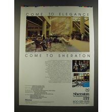 1986 Sheraton Grande Hotel Los Angeles Ad - Come to Elegance