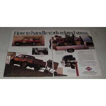 1988 Nissan Hardbody Pickup Truck Ad - How to Handle Work-Related Stress