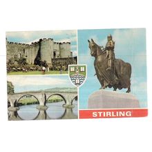 multiview, STIRLING, SCOTLAND used postcard by Dennis 1989 postmark =