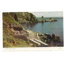 ANSTEY'S COVE, TORQUAY, DEVON vintage used postcard by Jarrold. 1963 pm =