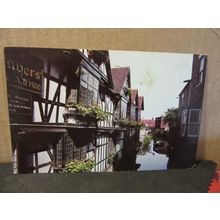 THE WEAVERS, CANTERBURY, KENT . vintage used postcard 1970 postmark =