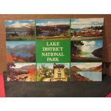 multiview, THE LAKE DISTRICT NATIONAL PARK. unused postcard by Colourmaster =
