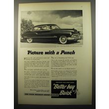 1950 Buick Car Ad - Picture with a Punch