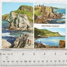 1969 postcard Antrim Coast multi-view