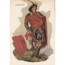 Drummond Scottish Kilt Fashion Scotland Postcard