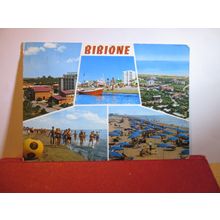 multiview, BIBIONE, VENICE, ITALY used postcard 1968 postmark =