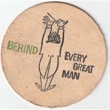 BEER MAT - WORTHINGTON BREWERY - GREEN SHIELD - (Cat 034) - (1960)