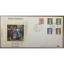 GB August 1984 Machin Definitives Benham Silk First Day Cover D17 FDC stamp USED