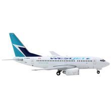 Boeing 737-600 Commercial Aircraft "Westjet Airlines" (C-GWSL) White with Blu...