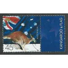 AUS 2000 45c 'NATURE AND NATION - KANGAROO AND FLAG' FINE USED (EBID35-835)