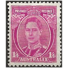 Australia 1938 SG175 1/4d Pale Magenta Mounted Mint . ..