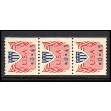 CVP31 45c Shield Very Fine MNH Dry Gum Strip of 3 PA5232